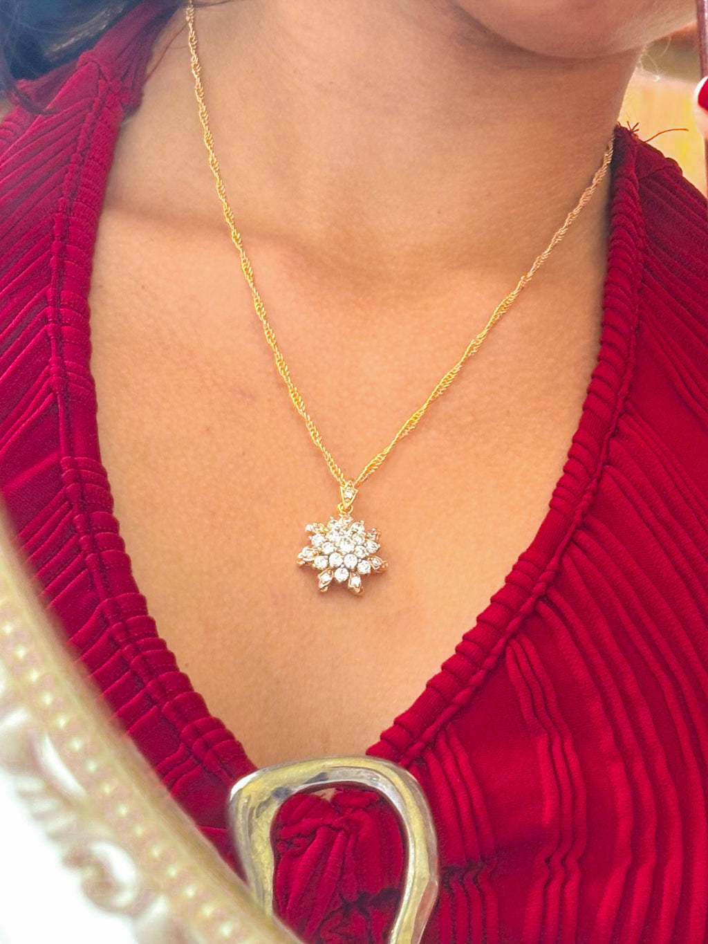 Collar Sol de Cristal