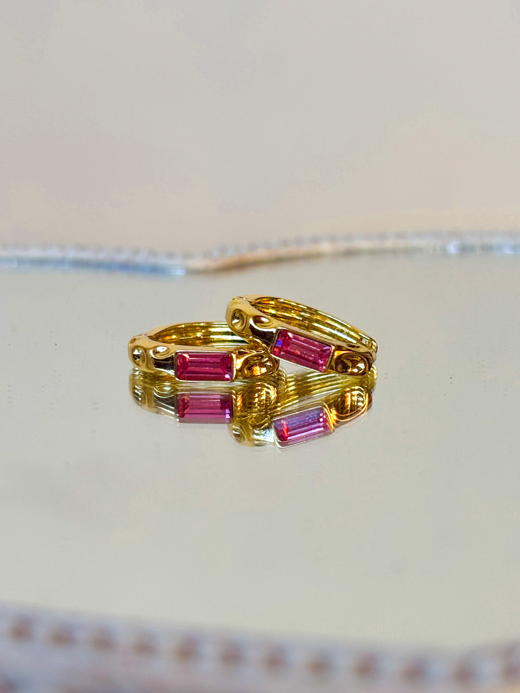 Aretes Amelia Rosé