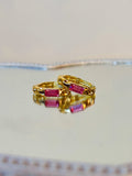 Aretes Amelia Rosé