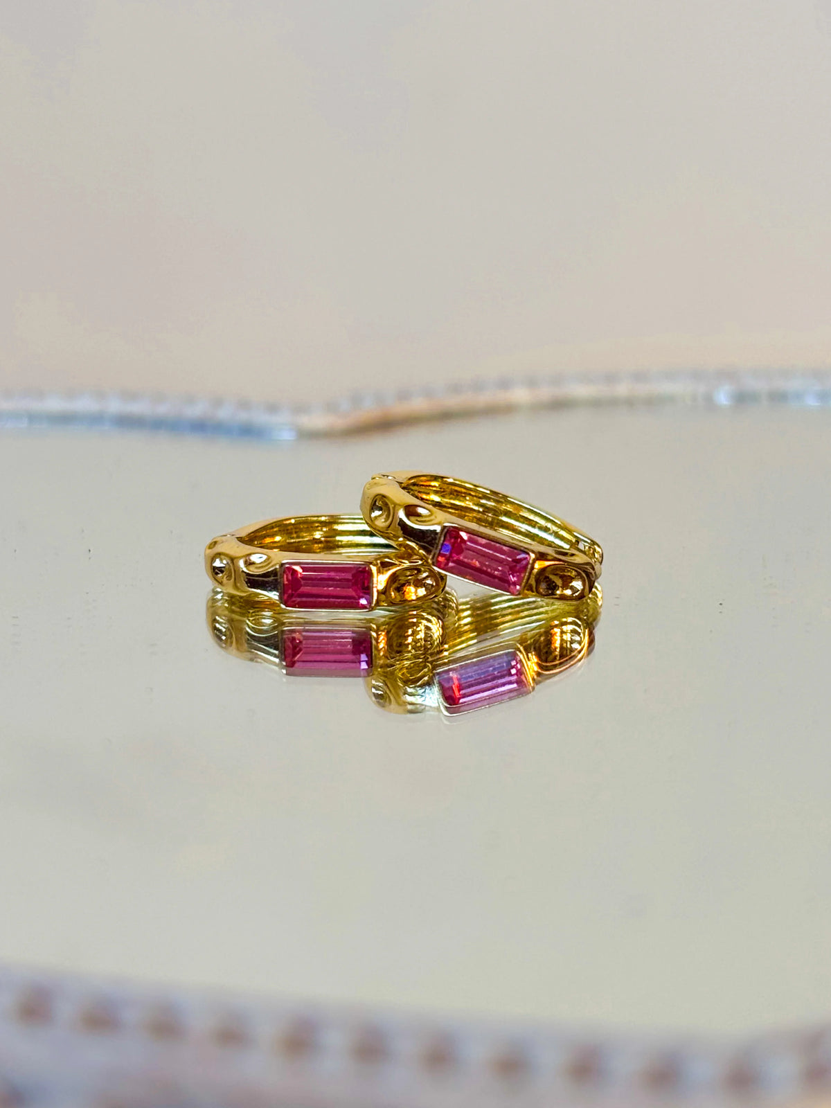 Aretes Amelia Rosé