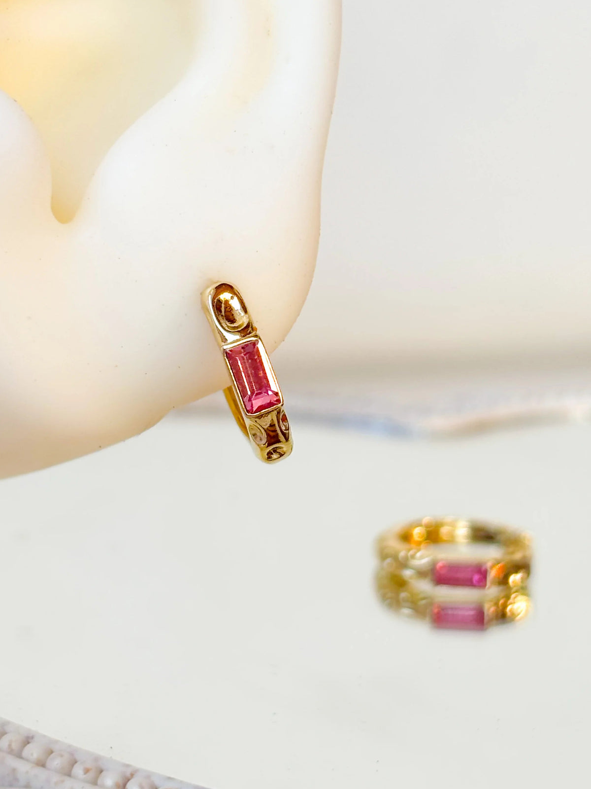 Aretes Amelia Rosé