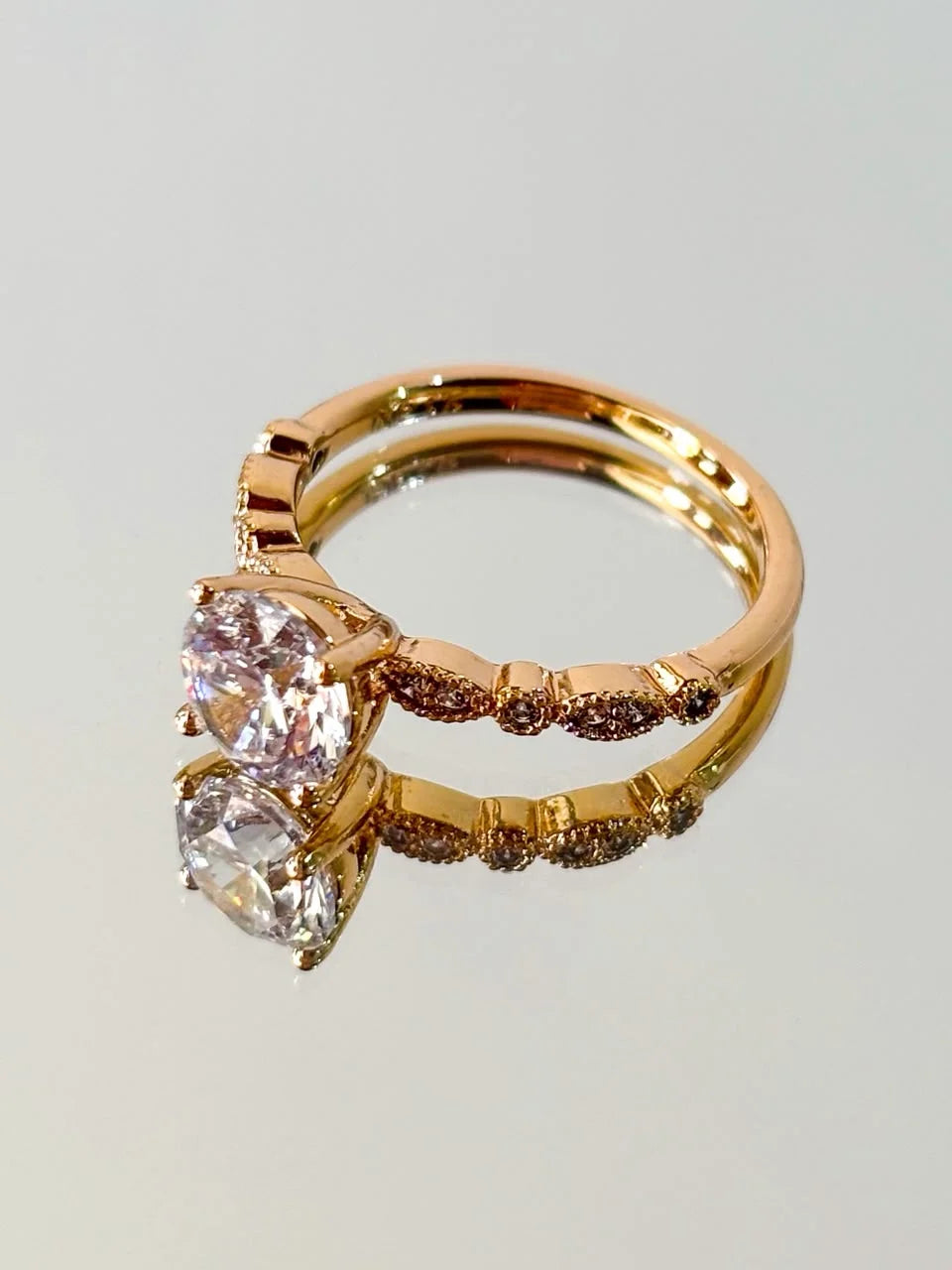 Anillo Rocío Escarchado