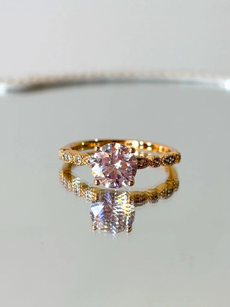 Anillo Rocío Escarchado