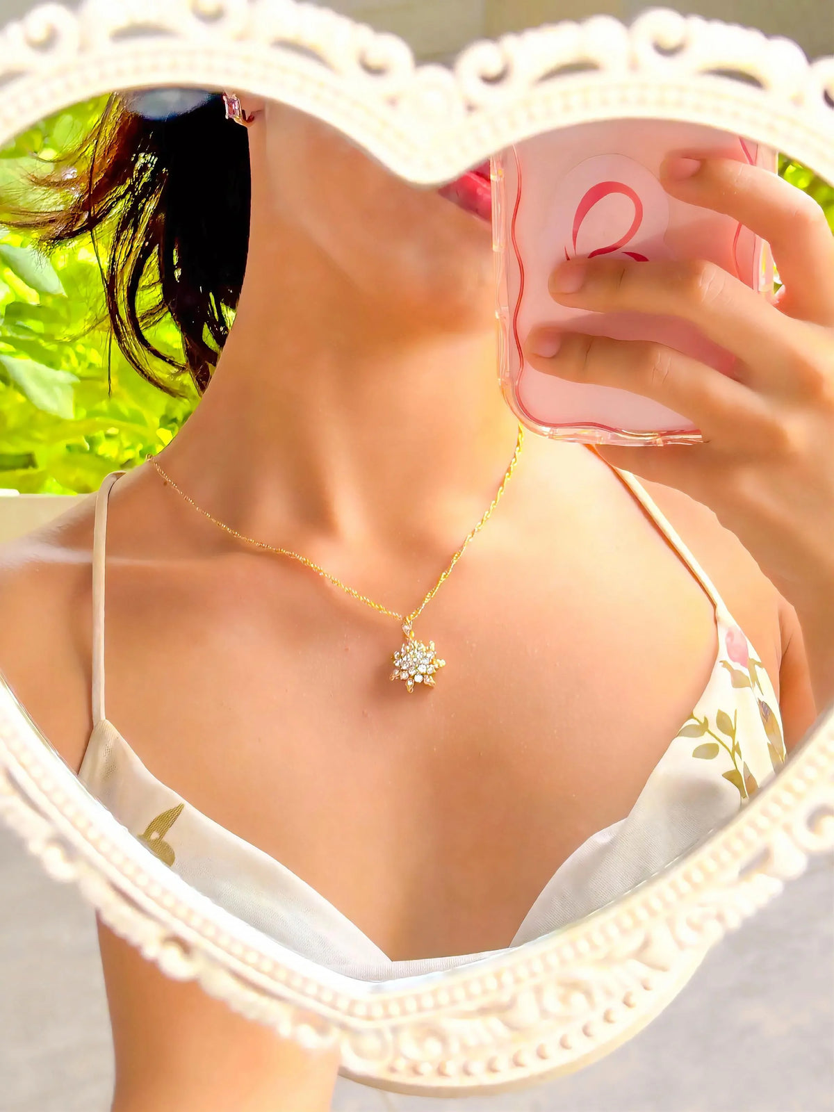 Collar Sol de Cristal